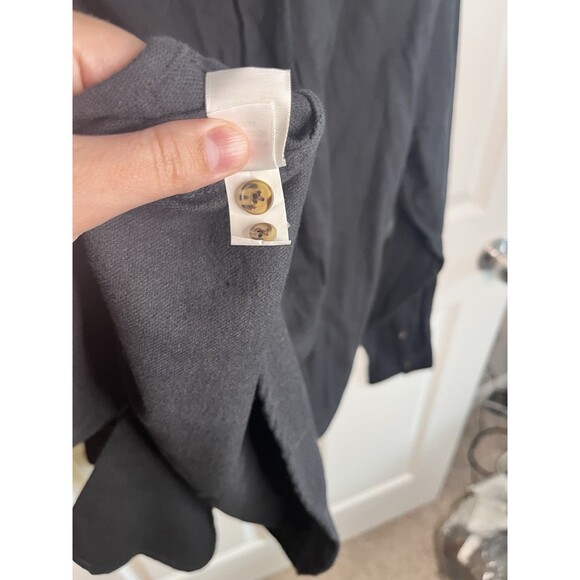 Men's 14TH & UNION NORDSTROM Black Flannel Shirt Large NEW NWT Trim Fit - Picture 11 of 11